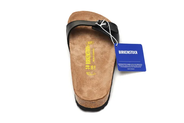 Birkenstock Arizona Sandálias Casual de Couro Preto 5