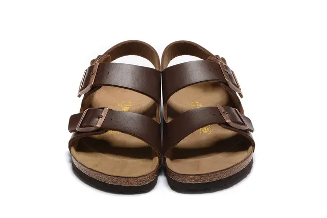 Birkenstock Arizona Brown Leather Casual Sandals 5
