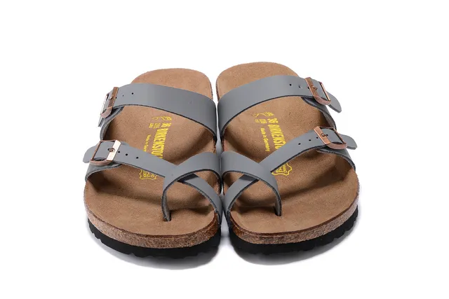 Birkenstock Arizona Sandálias Casuais Cinza de Duas Tirantes 5