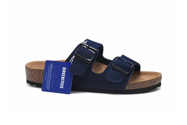 Birkenstock Arizona Navy Suede sandales casual 2