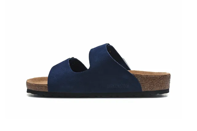 Birkenstock Arizona Navy Suede sandales casual 4