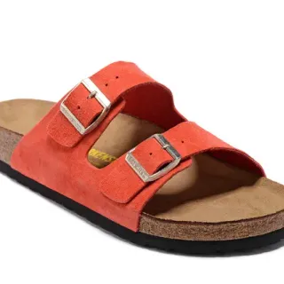 Birkenstock Arizona Sandales casuales en daim orange