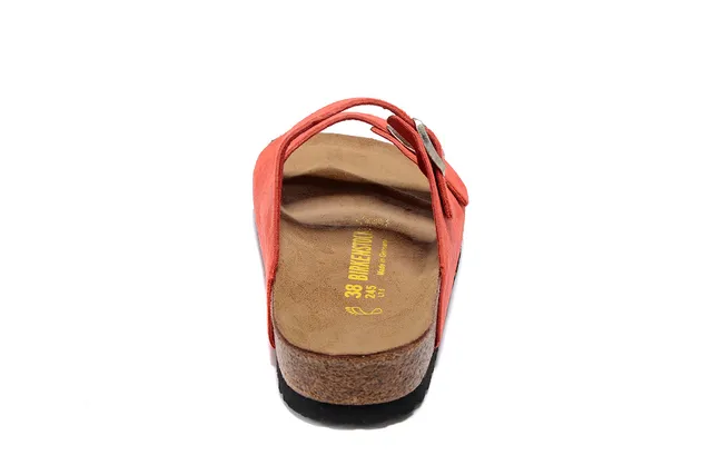 Birkenstock Arizona Sandales casuales en daim orange 3