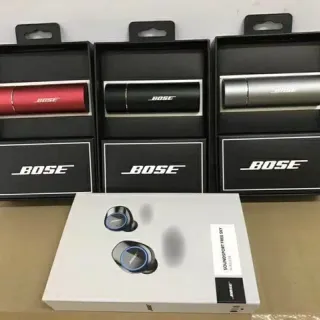 Bose Blue Black Stemless Circular Accent Ring TWS Earbuds