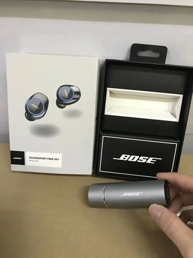 Bose Blue Black Stemless Circular Accent Ring TWS Earbuds 4