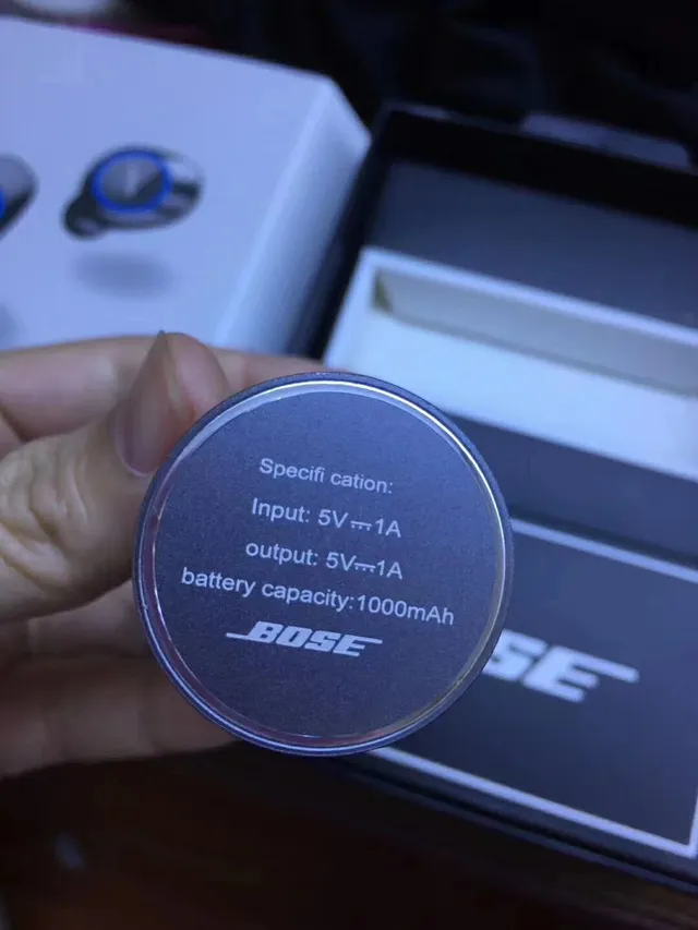 Bose Blue Black Stemless Circular Accent Ring TWS Earbuds 6