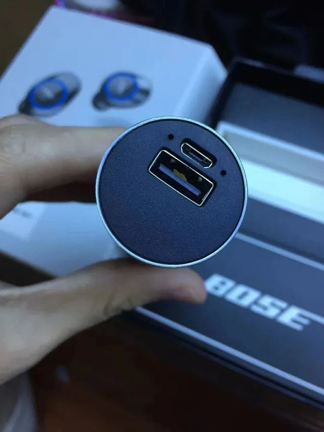 Bose Blue Black Stemless Circular Accent Ring TWS Earbuds 8