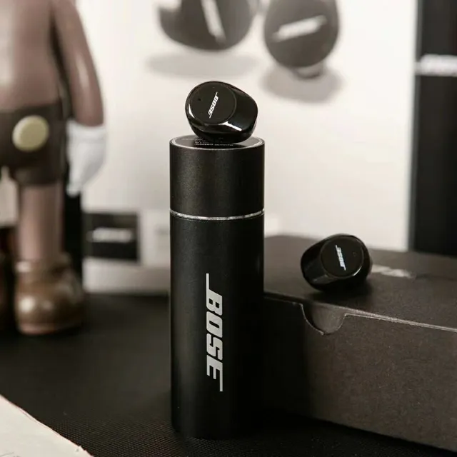 Bose Blue Black Stemless Circular Accent Ring TWS Earbuds 17