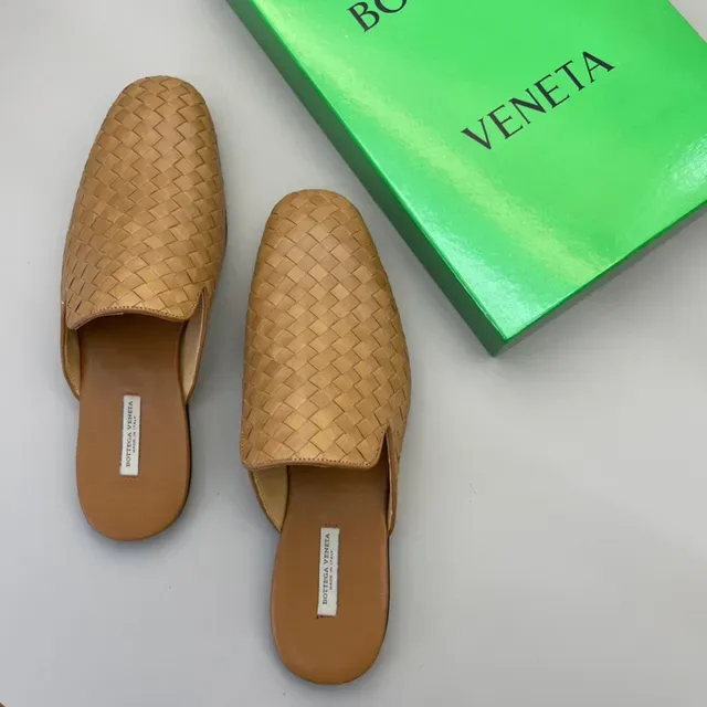Bottega Veneta Andiamo Tan Intrecciato Mocassins Tressés 2