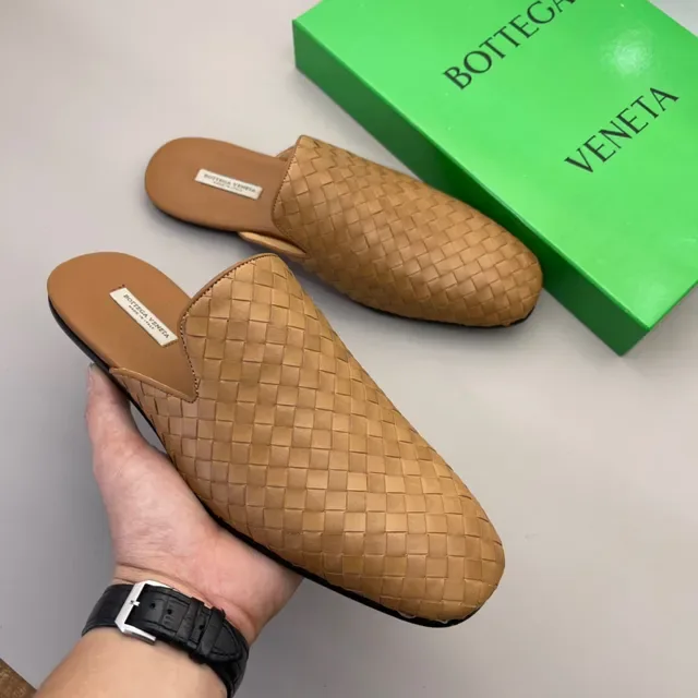 Bottega Veneta Andiamo Tan Intrecciato Mocassins Tressés 5
