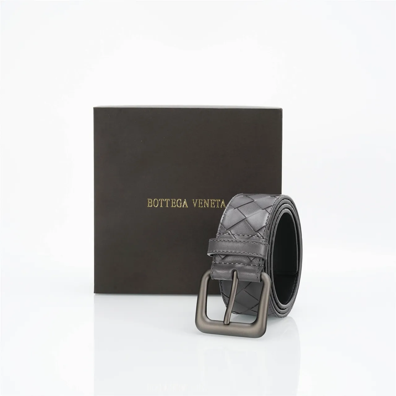 Bottega Veneta Cassette Intrecciato Cinto de couro 6