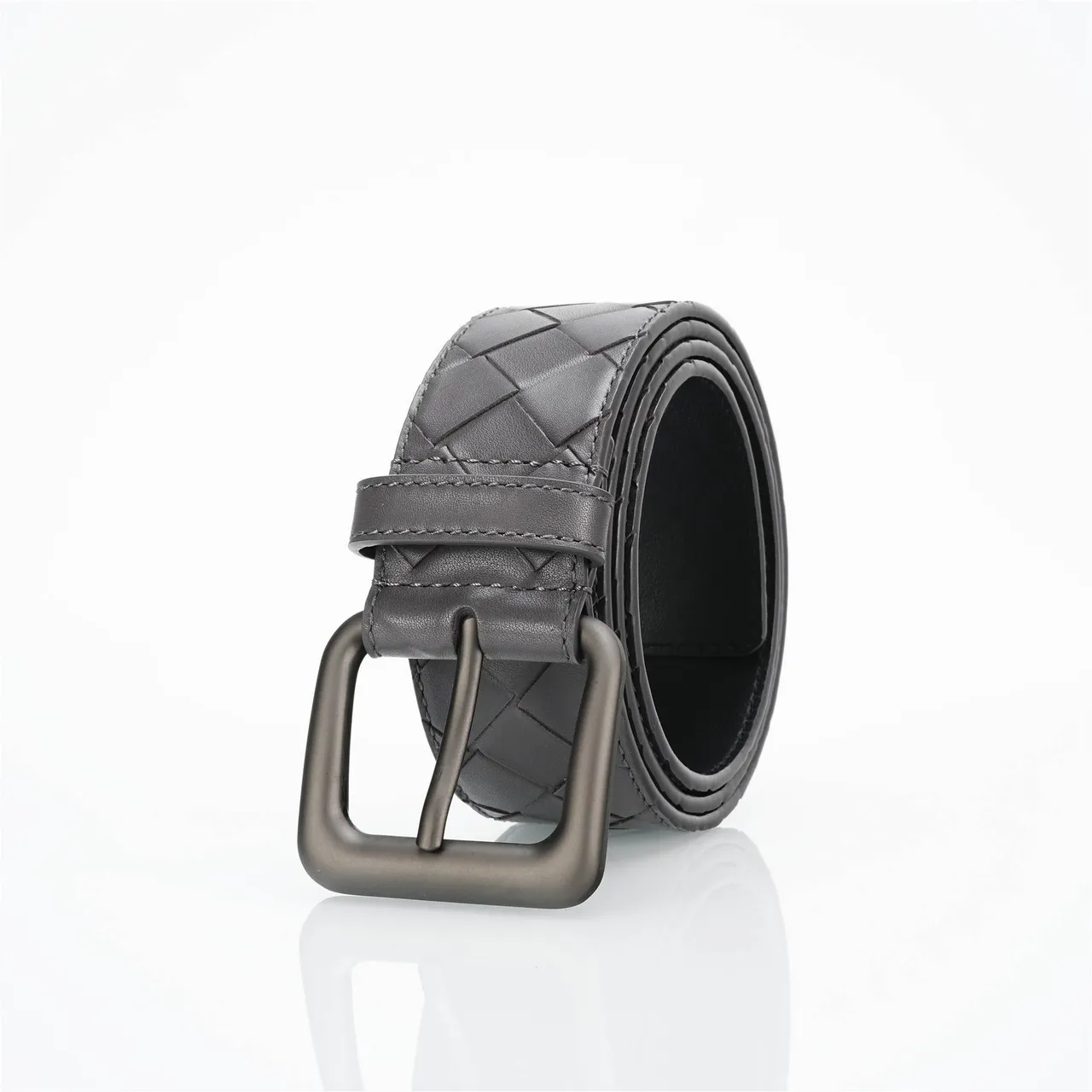 Bottega Veneta Cassette Intrecciato Cinto de couro 7