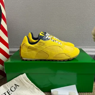 Bottega Veneta Track Trainer Yellow Navy जीवनशैली स्नीकर