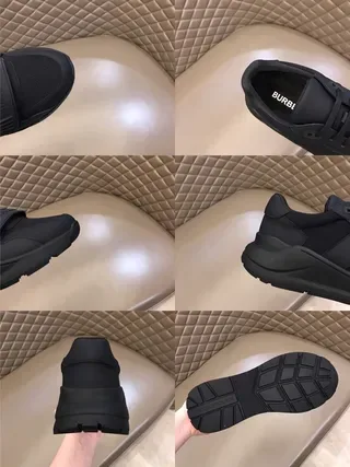Burberry Noir Monochrome Avec Sangle Accentuée Sneakers Lifestyle 3
