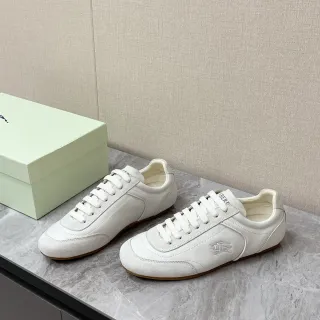Burberry Knight White Leather-Suede Hybrid Lifestyle Sneakers