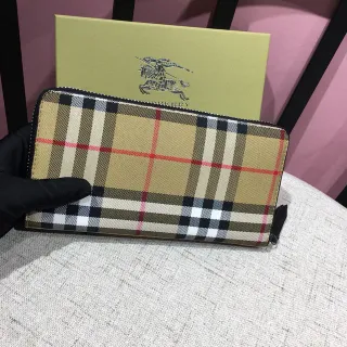 Burberry Nova Check Long Wallet