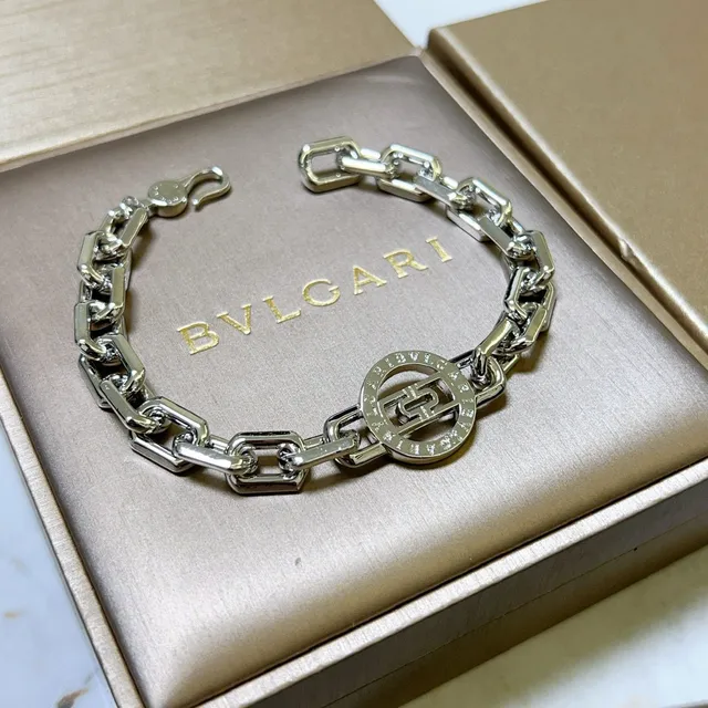 Bvlgari B.zero1 Rock Silver-Tone Chunky Link Bracelet 9