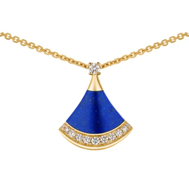 Bvlgari Divas' Dream Collier à l'émail bleu et diamants 8
