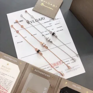 Bvlgari Gold Silver Chain-Link Multi-Tone Metal Bracelet