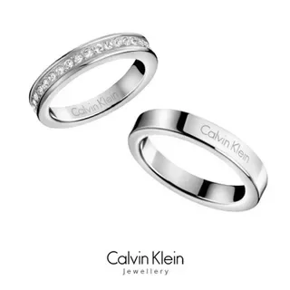 Calvin Klein Engraved Rose Gold Minimalist Ring 2