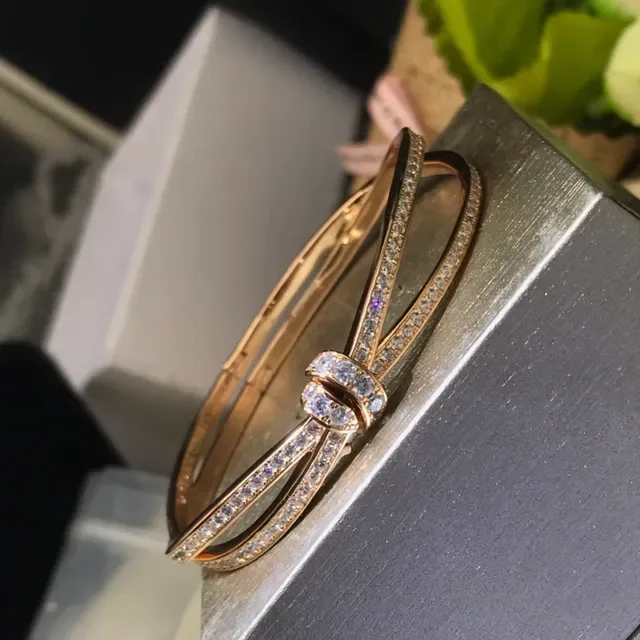 Bracelete Cartier Juste un Clou Dupla Banda Pavê Cristal Nó 4