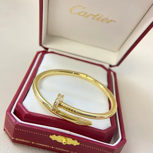 Cartier Juste un Clou Pavé-Set Nail Motif Pulseiras 7