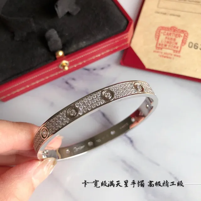 Cartier Juste un Clou Pavé-Set কঠোর ব্যাঙ্গল ব্রেসলেট 3