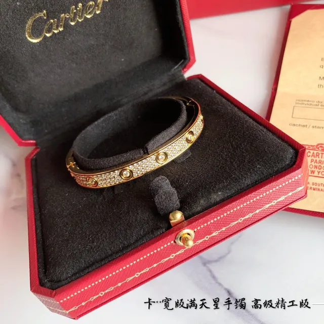 Cartier Juste un Clou Pavé-Set কঠোর ব্যাঙ্গল ব্রেসলেট 6