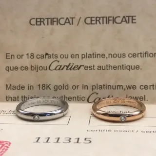 Cartier Juste un Clou Silver Gold Minimalist Single-Stone Ring