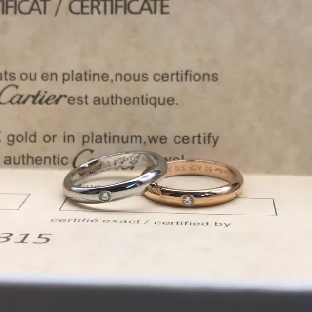 Cartier Juste un Clou Silver Gold Minimalist Single-Stone Ring 2