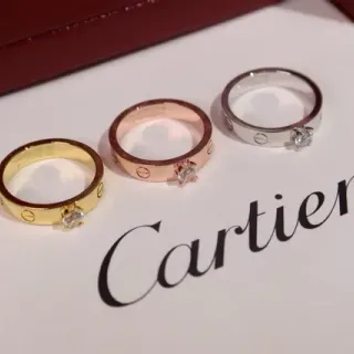 Cartier Love Ring Yellow Gold Rose Gold White Gold Rings