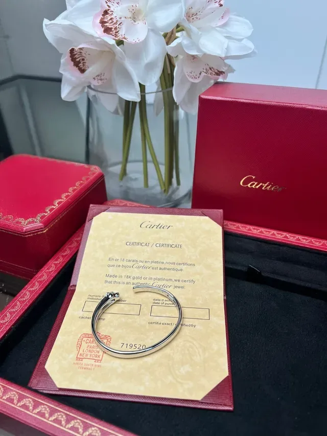 Cartier Panthère Double Panther Head Open Bangle Bracelet 2
