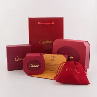 Cartier Red Luxury Packaging Set Jewelry