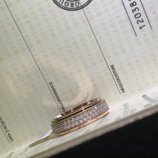Cartier Bague à Diamants Pavé à Double Bande Rotative 2
