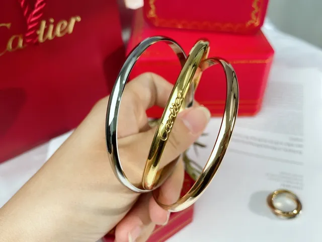 Cartier Trinity সোনা রুপো ত্রিবন্ধ আন্তঃসংযুক্ত ব্রেসলেট 9