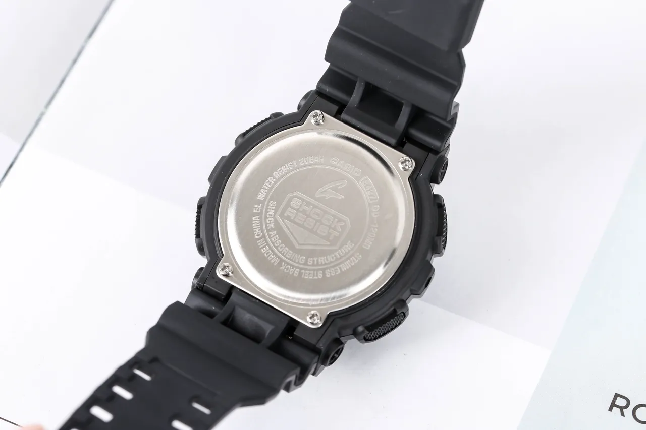 Casio G-SHOCK Black Red Rugged Digital Matte Resin Watch 8
