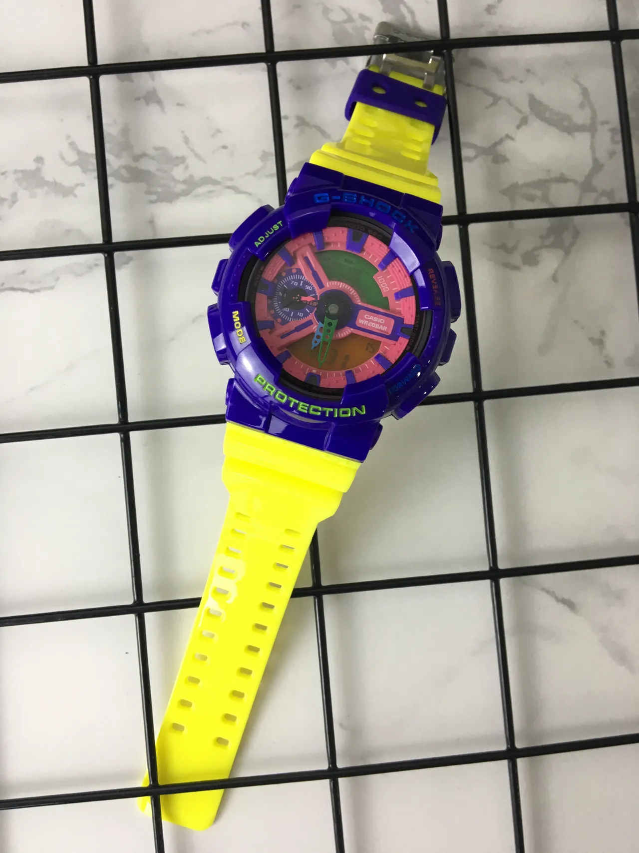Casio G-Shock GA-100 Multicolor Neon Sports Watch 6