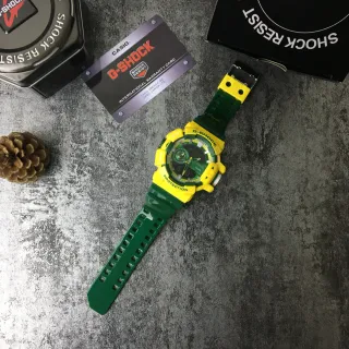 Casio G-Shock GA-100 Jaune Vert Montre de sport