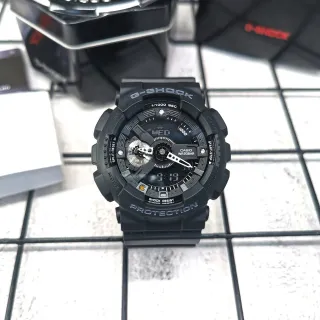 Casio G-Shock GA-110 Montre Sportive Analogue-Digitale Noire