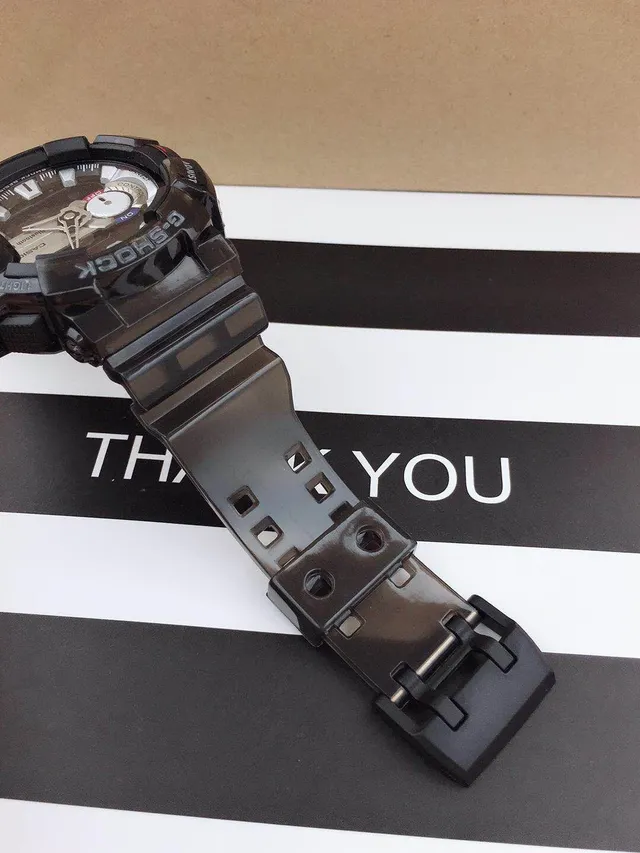 Casio G-Shock GA-2100 Preto Resina Híbrido Relógio Esportivo 4