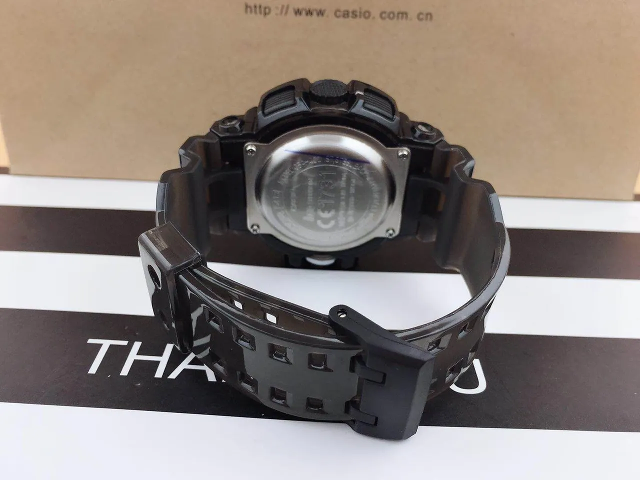 Casio G-Shock GA-2100 Preto Resina Híbrido Relógio Esportivo 6