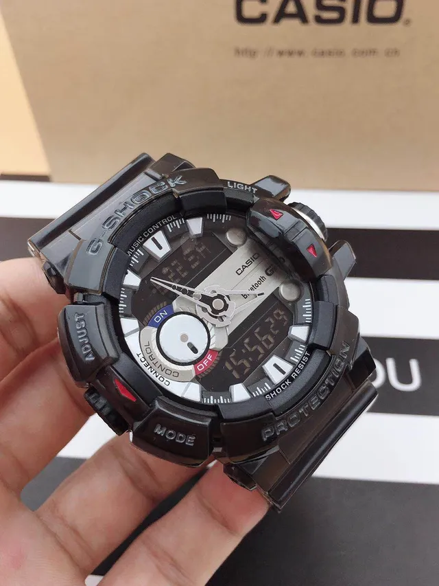 Casio G-Shock GA-2100 Preto Resina Híbrido Relógio Esportivo 8
