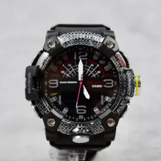 Casio G-Shock Mudmaster Quad Sensor Black Carbon Fiber Sports Watch