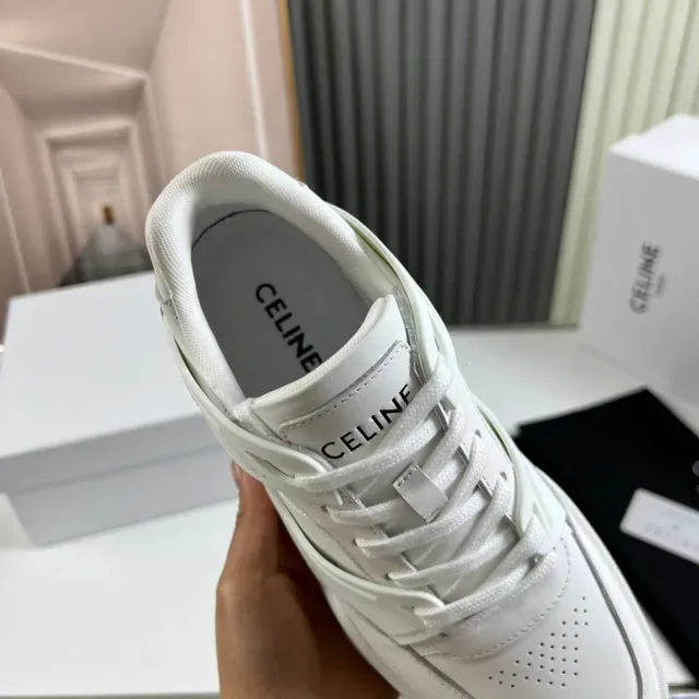 Celine CT-01 Z Trainer Sneakers Lifestyle Blanc Monochrome 3