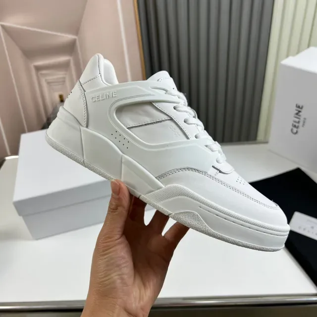 Celine CT-01 Z Trainer Sneakers Lifestyle Blanc Monochrome 4