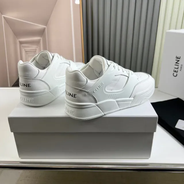 Celine CT-01 Z Trainer Sneakers Lifestyle Blanc Monochrome 6