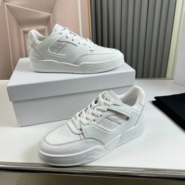 Celine CT-01 Z Trainer Sneakers Lifestyle Blanc Monochrome 7
