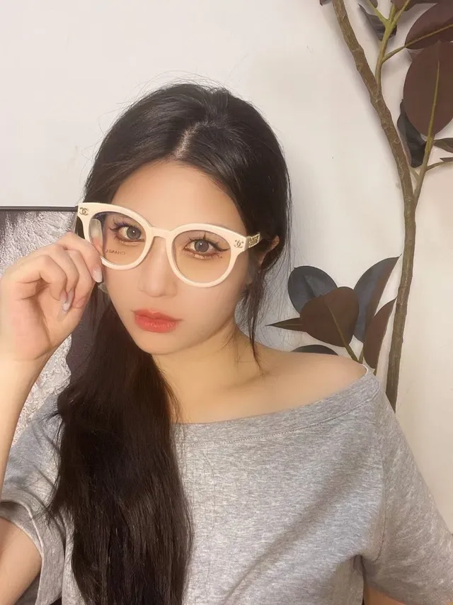 Chanel Chain Black Gold Glossy Acetate Branding Optical Glasses 2