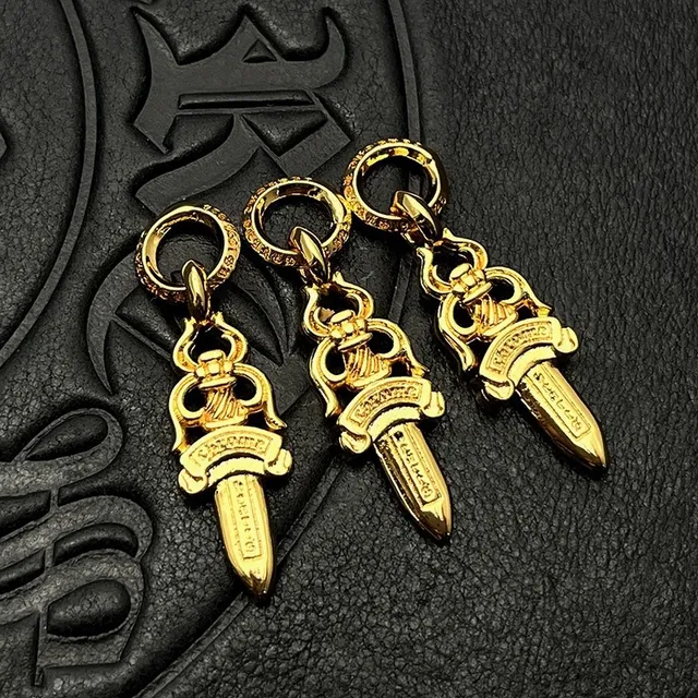 Chrome Hearts Cruz Adaga Espada Pingente Colar 5