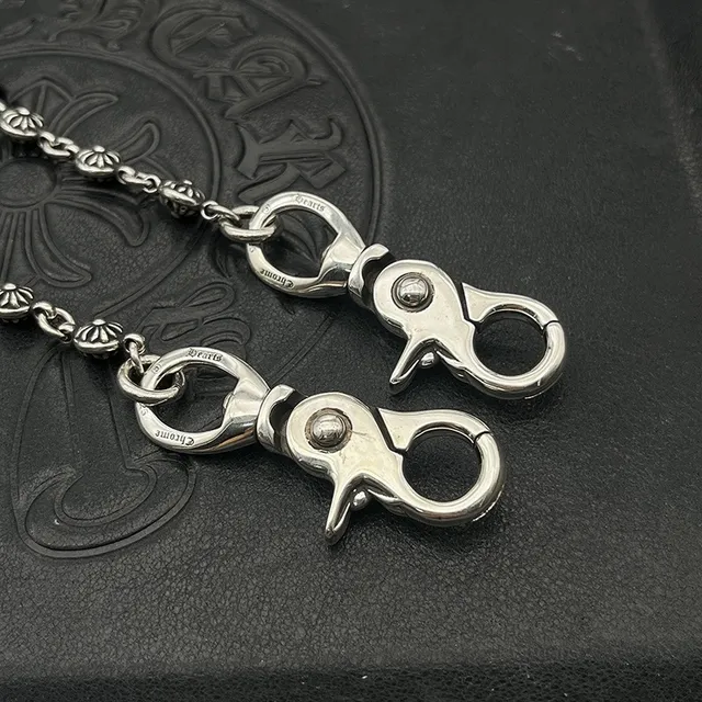 Chrome Hearts Colier Chaîne Starburst-Link en Argent Métal Poli 6